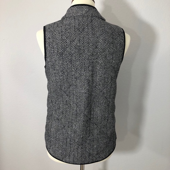 {J.Crew Inspired} Herringbone Boutique Vest - Picture 5 of 9